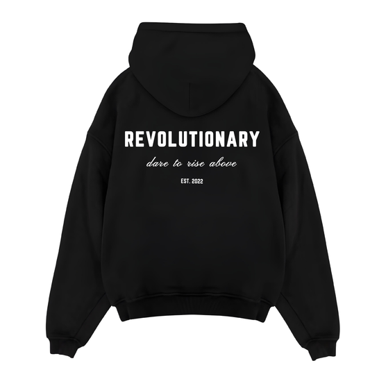 REVOLUTIONARY DARE TO RISE ABOVE - BLACK HOODIE