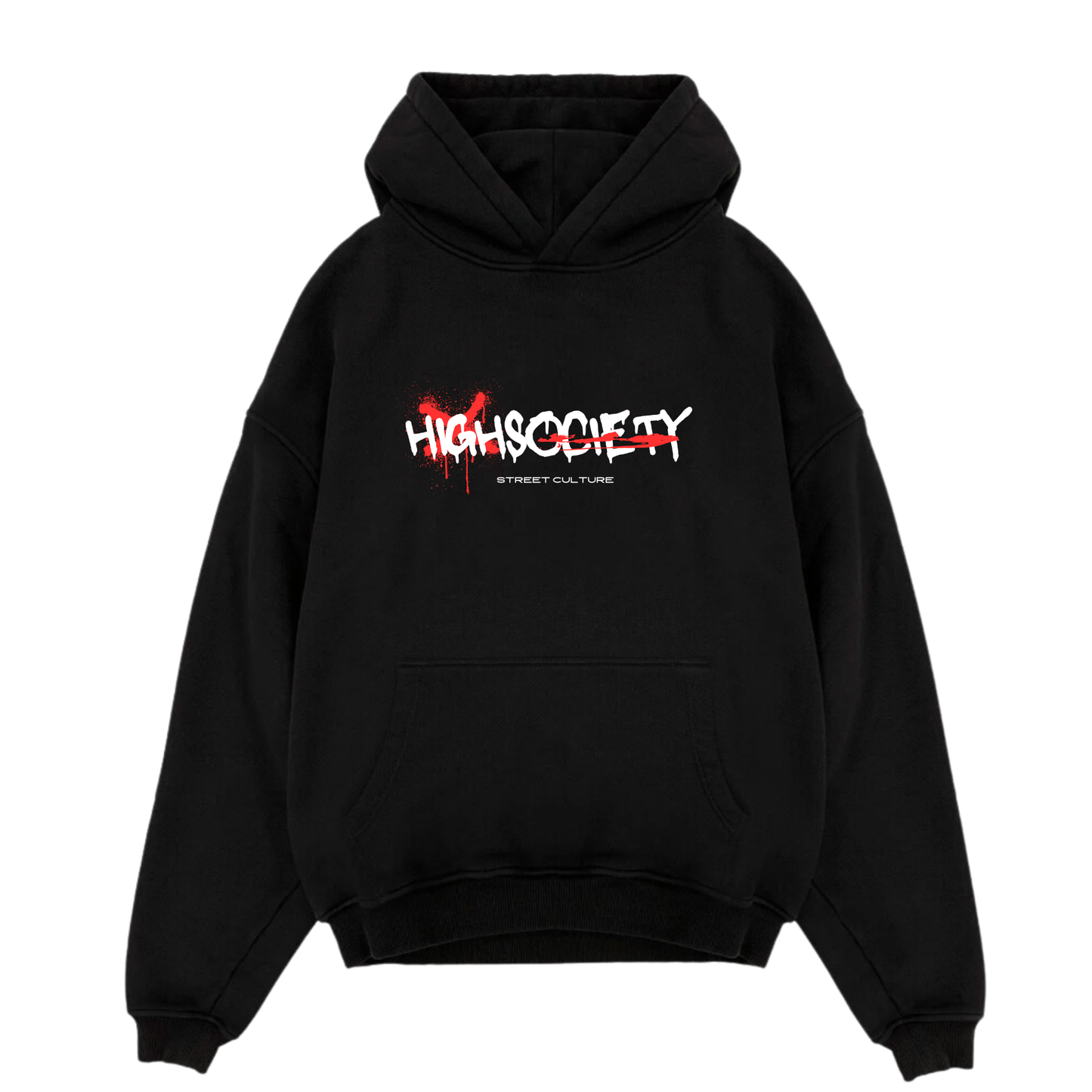 STREET CULTURE HIGH SOCIETY GRAFFITI HOODIE