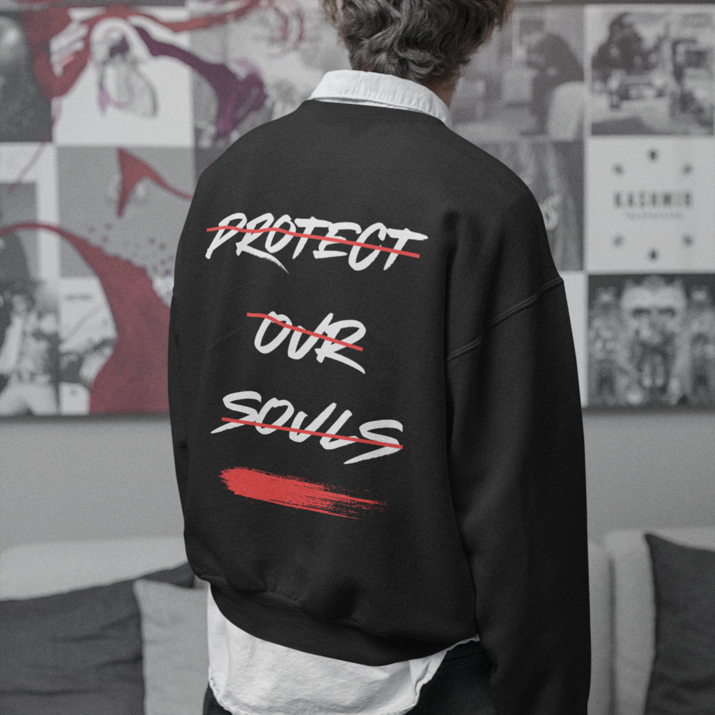 PROTECT OUR SOULS VOL.2 GRAPHIC SWEATER