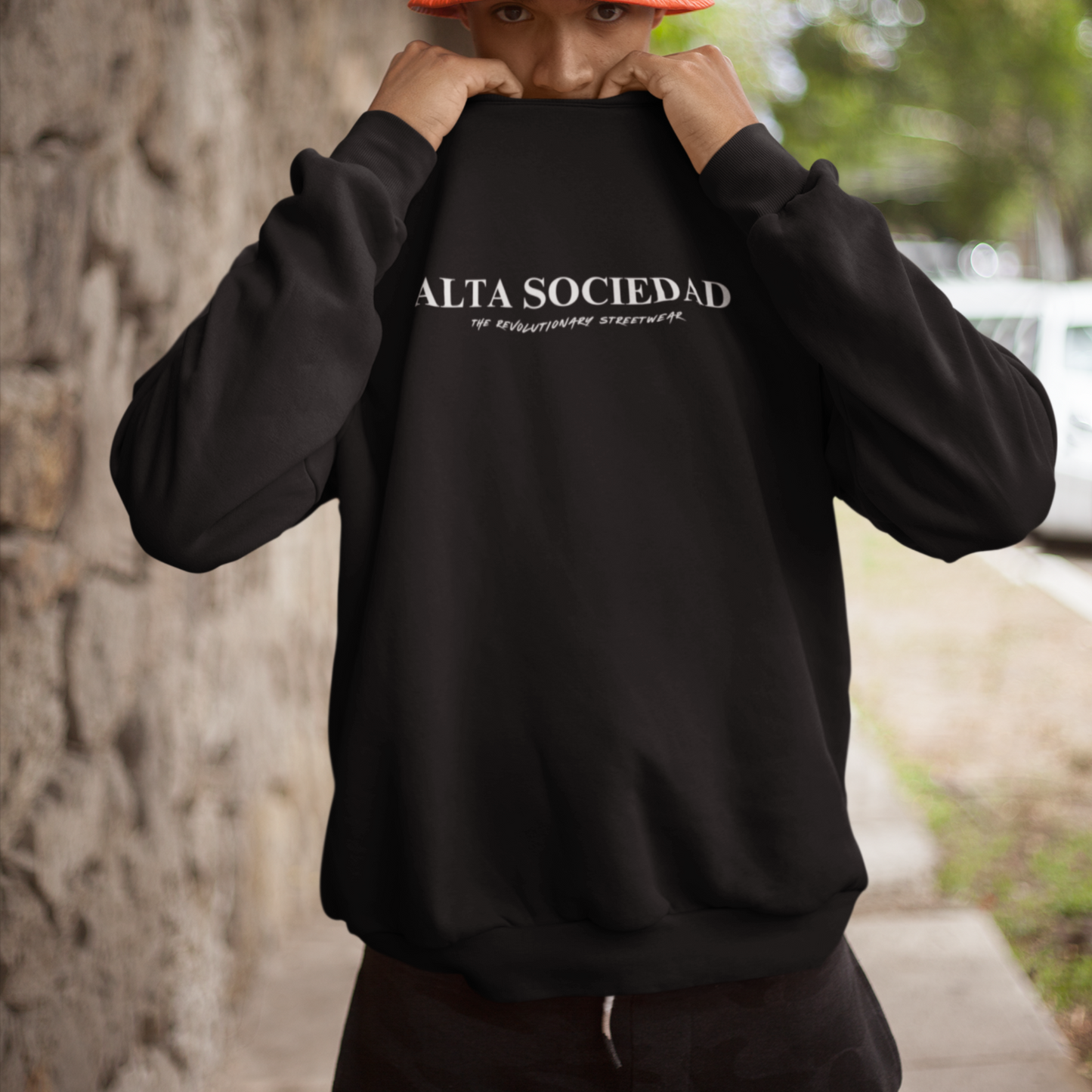 ALTA SOCIEDAD 'HIGH SOCIETY' REVOLUTIONARY SREETWEAR SWEATER