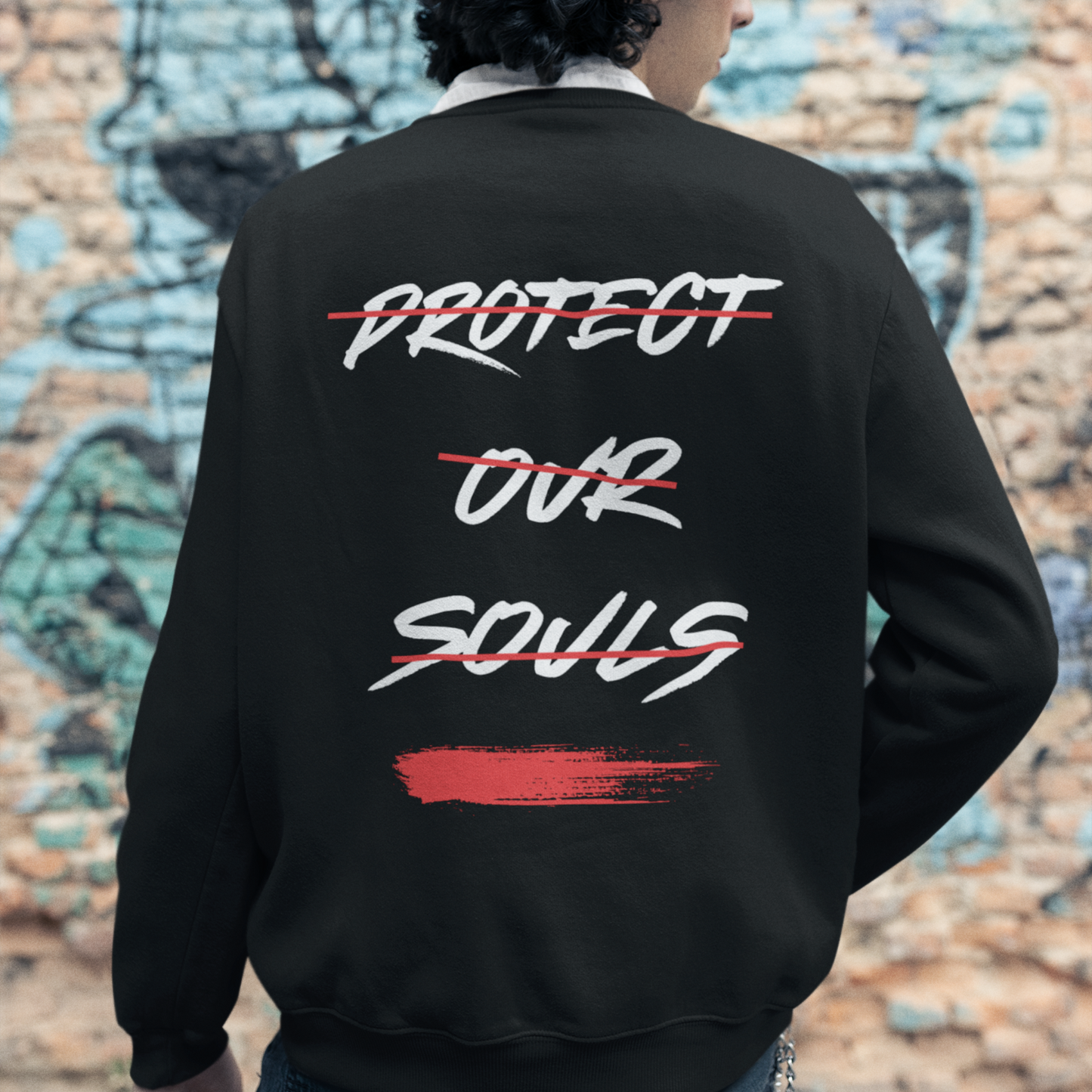 PROTECT OUR SOULS VOL.2 GRAPHIC SWEATER