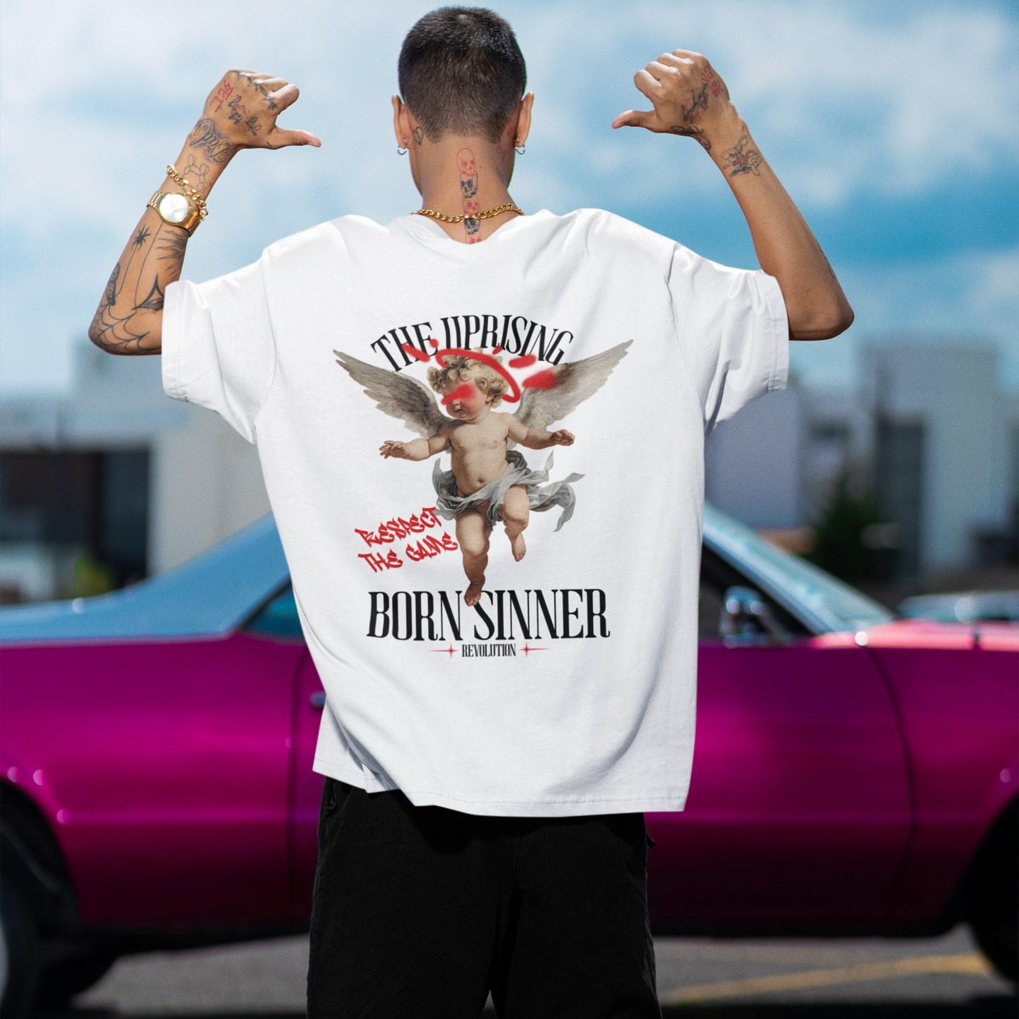 BORN SINNER UPRISING T-SHIRT