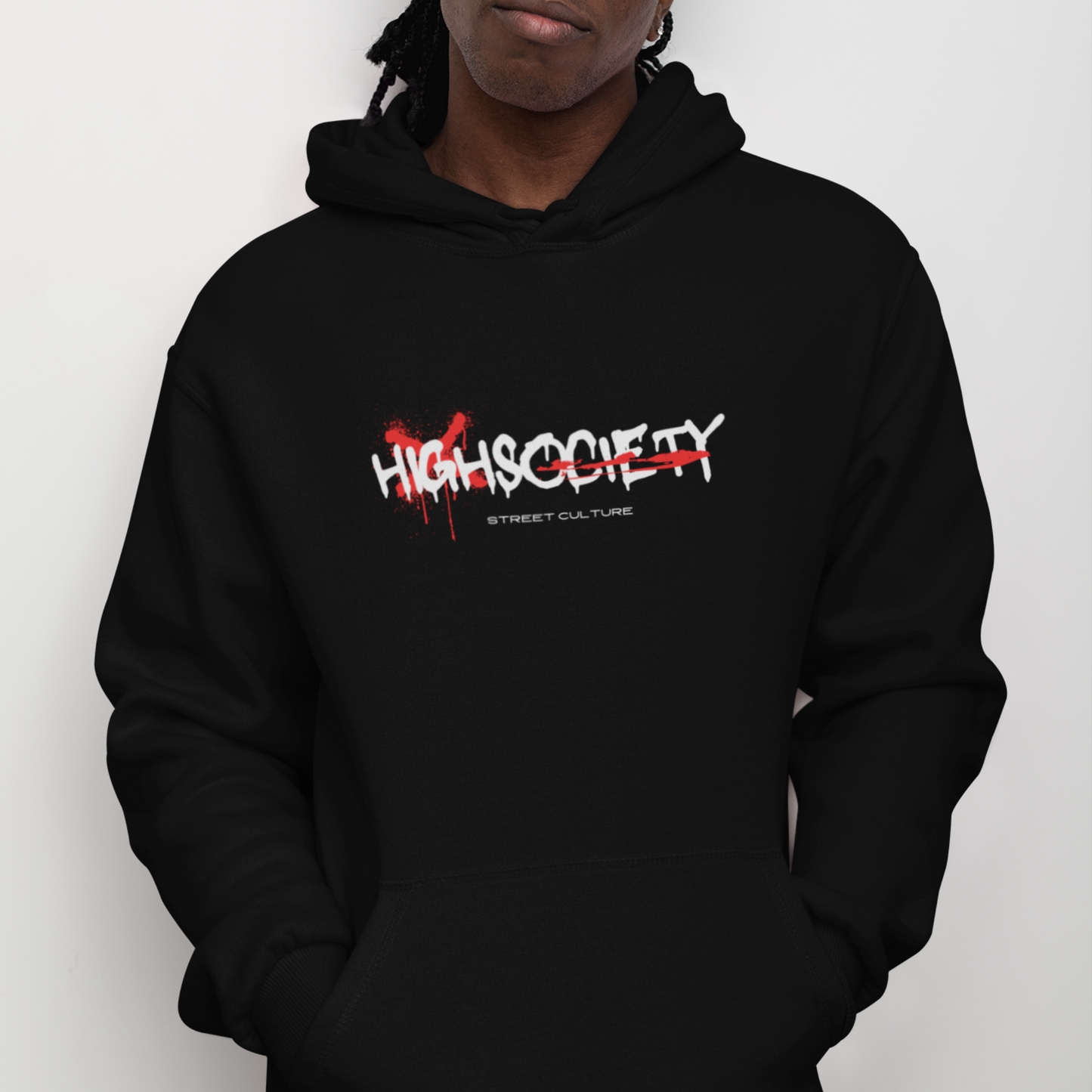 STREET CULTURE HIGH SOCIETY GRAFFITI HOODIE