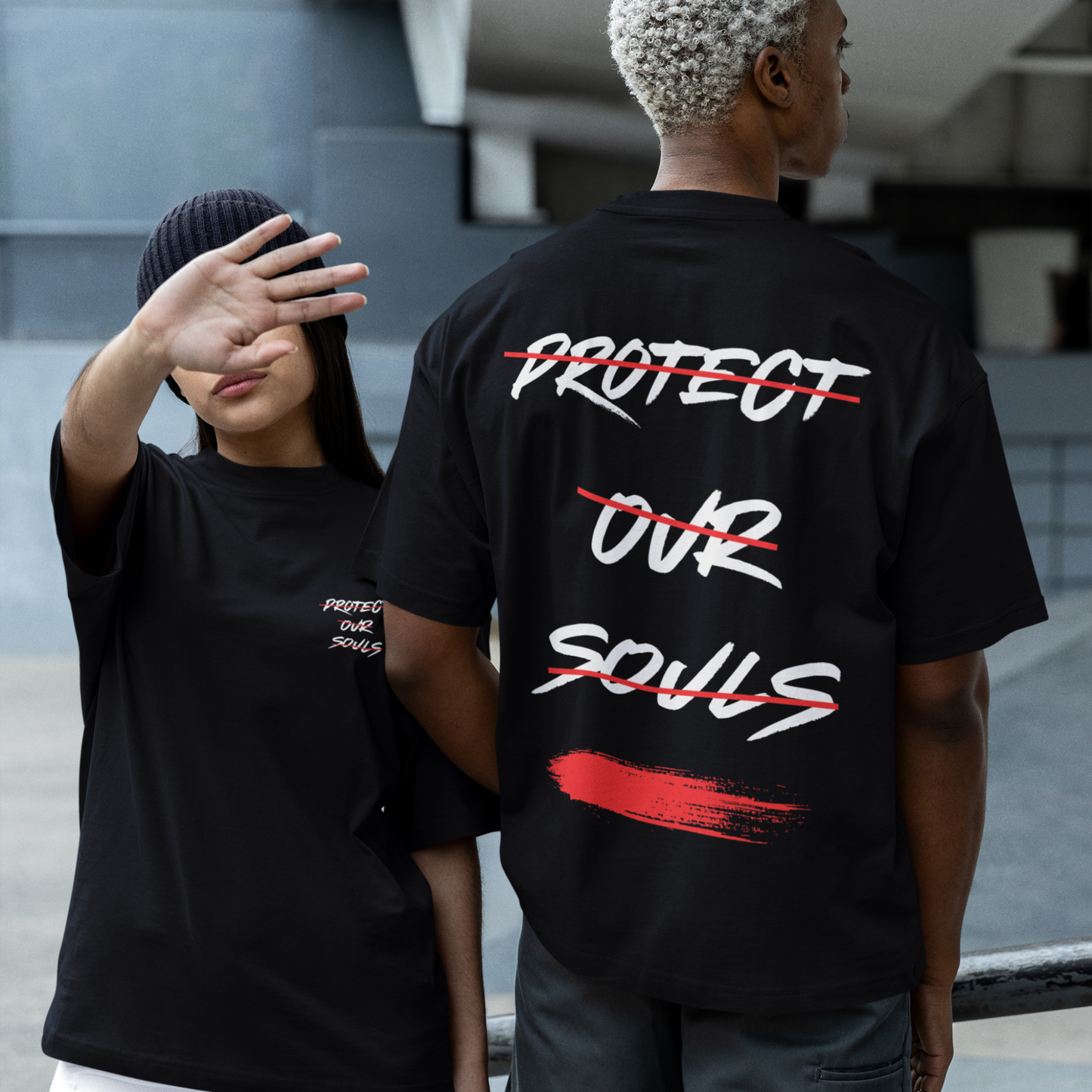 PROTECT OUR SOULS GRAPHIC T-SHIRT